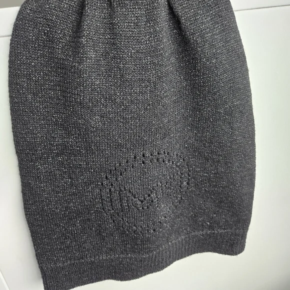Michael Kors, Beanie Hats, Black and Silver, New With Tags - Picture 10 of 11